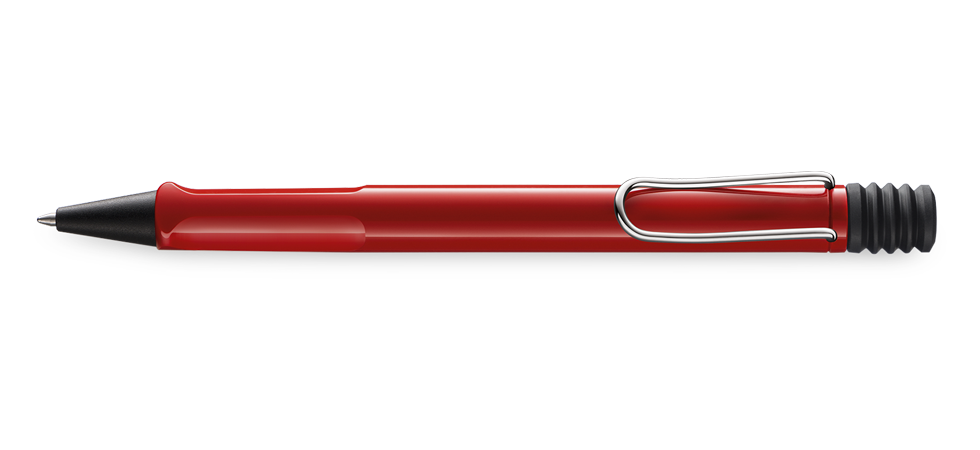 Lapicera Bolígrafo Ballpoint Safari Rojo TM negro, azul Lamy