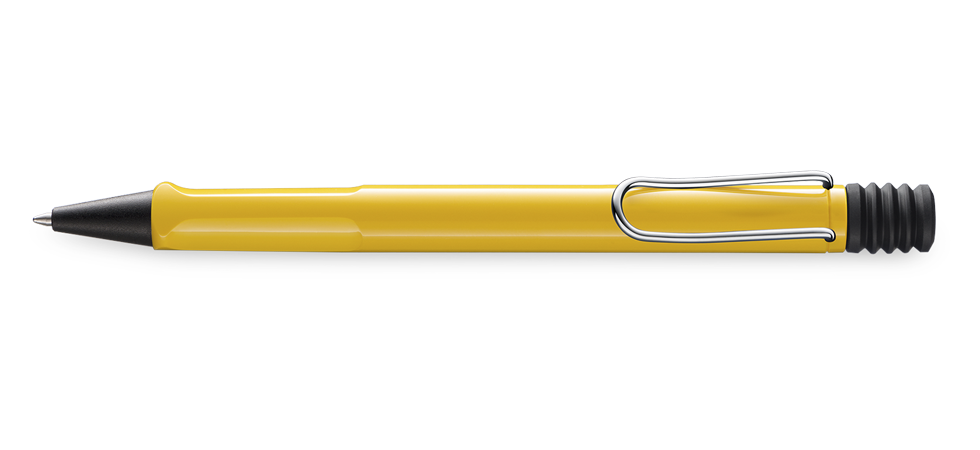 Lapicera Bolígrafo Ballpoint Safari Amarillo TM negro, azul Lamy