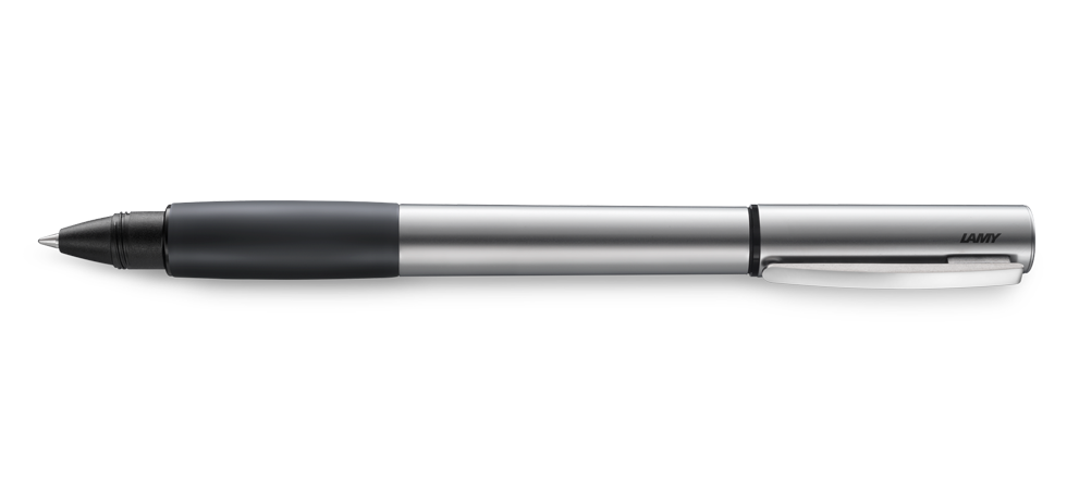 Lapicera Rollerball Accent Al KK Plateado Negro TM azul Lamy