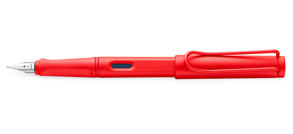 Lapicera Pluma Safari Frutilla TM, TF azul Lamy