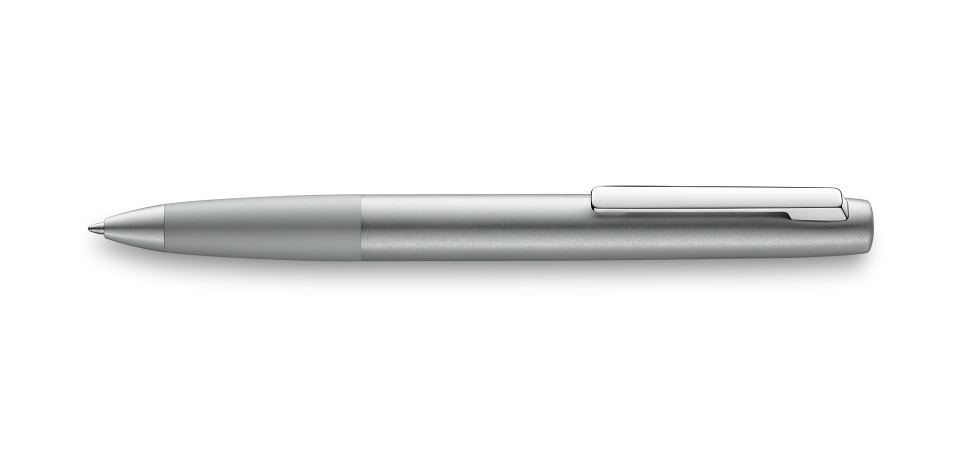 Lapicera Bolígrafo Ballpoint Aion Plateado TM negro Lamy