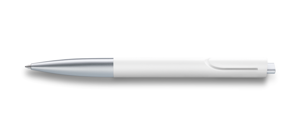 Lapicera Bolígrafo Ballpoint Noto Blanco TM negro Lamy