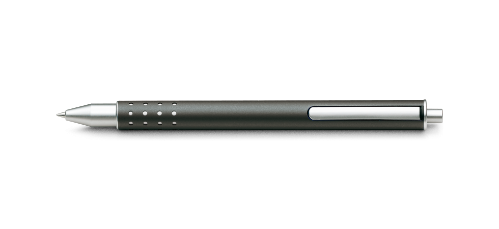 Lapicera Rollerball Swift Negro TM azul Lamy